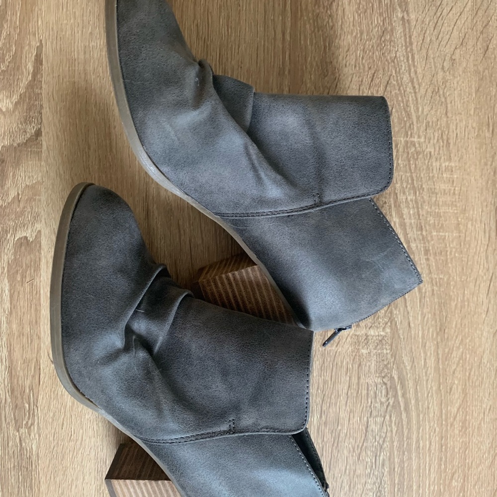 Gray Booties